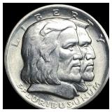 1936 Silver Half Dollar Long Island Tercentenary U