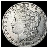 1891-S Silver Morgan Dollar NEARLY UNCIRCULATED