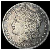 1891-O Silver Morgan Dollar LIGHTLY CIRCULATED