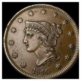 1840 Braided Hair Large Cent CLOSELY UNCIRCULATED