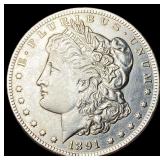 1891-CC Silver Morgan Dollar CLOSELY UNCIRCULATED