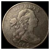 1802 Draped Bust Large Cent ABOUT UNCIRCULATED