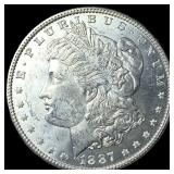 1887 Morgan Silver Dollar GEM BU