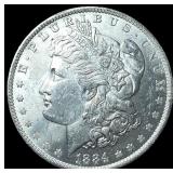 1884-O Silver Morgan Dollar GEM BU