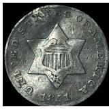 1851 Silver Three-Cent Piece NICELY CIRCULATED
