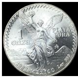 1983 Mexico Silver 1 Onza Libertad SUPERB GEM BU