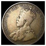 1916 Canada Silver 50 Cents NICELY CIRCULATED