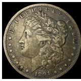 1891-O Silver Morgan Dollar LIGHTLY CIRCULATED