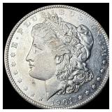 1901-S Silver Morgan Dollar CHOICE AU