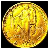 1926 Gold $2.50 Sesquicentennial CLOSELY UNCIRCULA