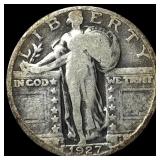 1927-S Silver Standing Liberty Quarter NICELY CIRC