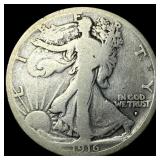 1916-S Walking Liberty Half Dollar NICELY  CIRCUL