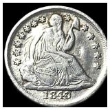 1840-O Silver Seated Liberty Half Dime  CLOSELY U