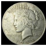 1935-S Silver Peace Dollar NEARLY  UNCIRCULATED