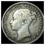 1877 Great Britain Silver Shilling