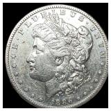 1886 Morgan Silver Dollar NEARLY UNCIRCULATED