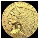 1928 Indian Head Gold $2.50 Quarter Eagle UNCIRCUL