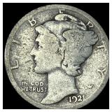 1921 Mercury Dime NICELY CIRCULATED