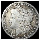 1890-CC Silver Morgan Dollar LIGHTLY CIRCULATED