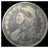 1822 Capped Bust Half Dollar LIGHTLY CIRCULATED