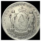 1920 Silver Maine Half Dollar NEARLY  UNCIRCULATE