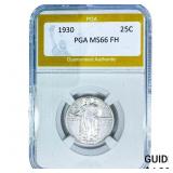1930 Standing Liberty Quarter PGA MS66 FH