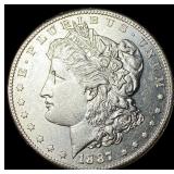 1887-S Silver Morgan Dollar CLOSELY UNCIRCULATED