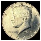 1964-D Silver Half Dollar CHOICE BU