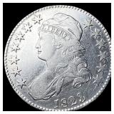 1823 Capped Bust Half Dollar NEARLY  UNCIRCULATED