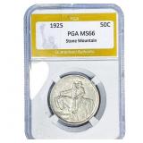 1925 Stone Mountain Half Dollar PGA MS66