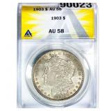 1903 Morgan Silver Dollar ANACS AU58