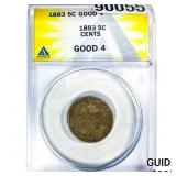 1883 Liberty Victory Nickel ANACS G4