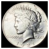 1921 Silver Peace Dollar CLOSELY UNCIRCULATED