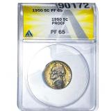 1950 Jefferson Nickel ANACS PF65 PROOF