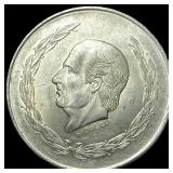 1953Mo Mexico Silver 5 Pesos