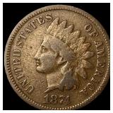 1874 Indian Head Cent NICELY CIRCULATED
