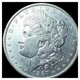 1887 Morgan Silver Dollar CLOSELY UNCIRCULATED