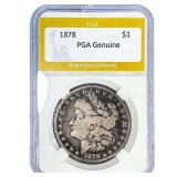 1878 Morgan Silver Dollar PGA Genuine