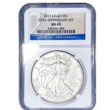2011 Silver Eagle NGC MS69