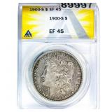 1900-S Morgan Silver Dollar ANACS EF45