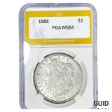 1888 Morgan Silver Dollar PGA MS64