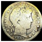 1897-S Silver Barber Half Dollar NICELY  CIRCULAT