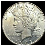 1927-S Silver Peace Dollar CLOSELY UNCIRCULATED