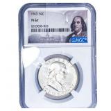 1963 Franklin Half Dollar NGC PF67