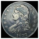 1832 Capped Bust Half Dollar LIGHTLY CIRCULATED