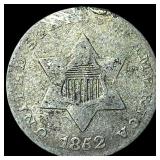 1852 Silver Three-Cent Piece NICELY CIRCULATED
