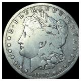 1892-S Silver Morgan Dollar LIGHTLY CIRCULATED