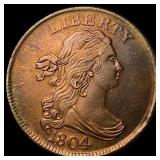 1804 Copper Half Cent HIGH GRADE
