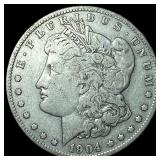 1904-S Silver Morgan Dollar LIGHTLY CIRCULATED
