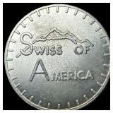 1974 Draper Mint 1 oz Silver Round SUPERB GEM BU
